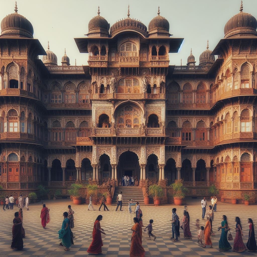 Hazarduari Palace Museum, Murshidabad (West Bengal) in India